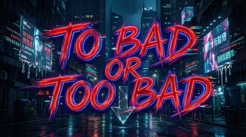 To Bad or Too Bad