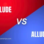 Elude vs Allude
