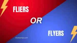 Fliers or Flyers