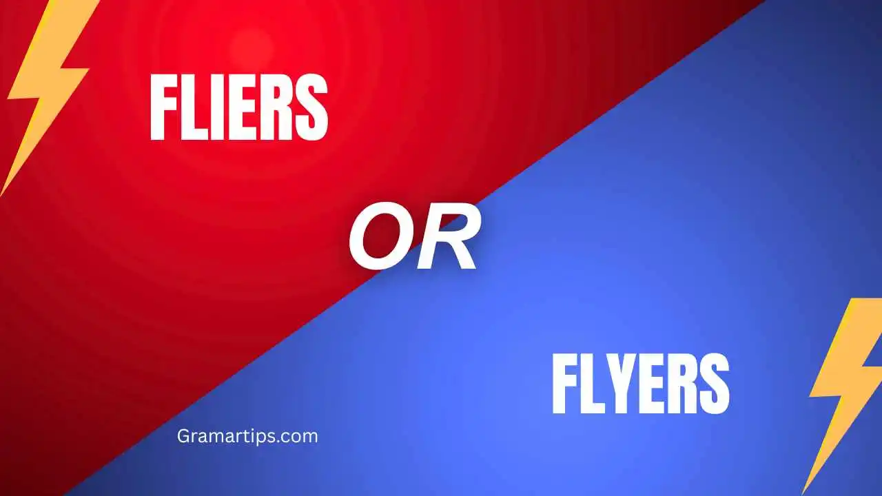 Fliers or Flyers