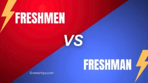 Freshmen vs Freshman