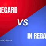 In Regard vs In Regards