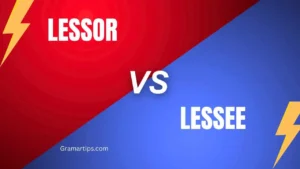 Lessor vs Lessee
