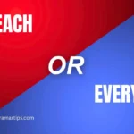 Each or Every