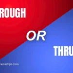 Through or Thru