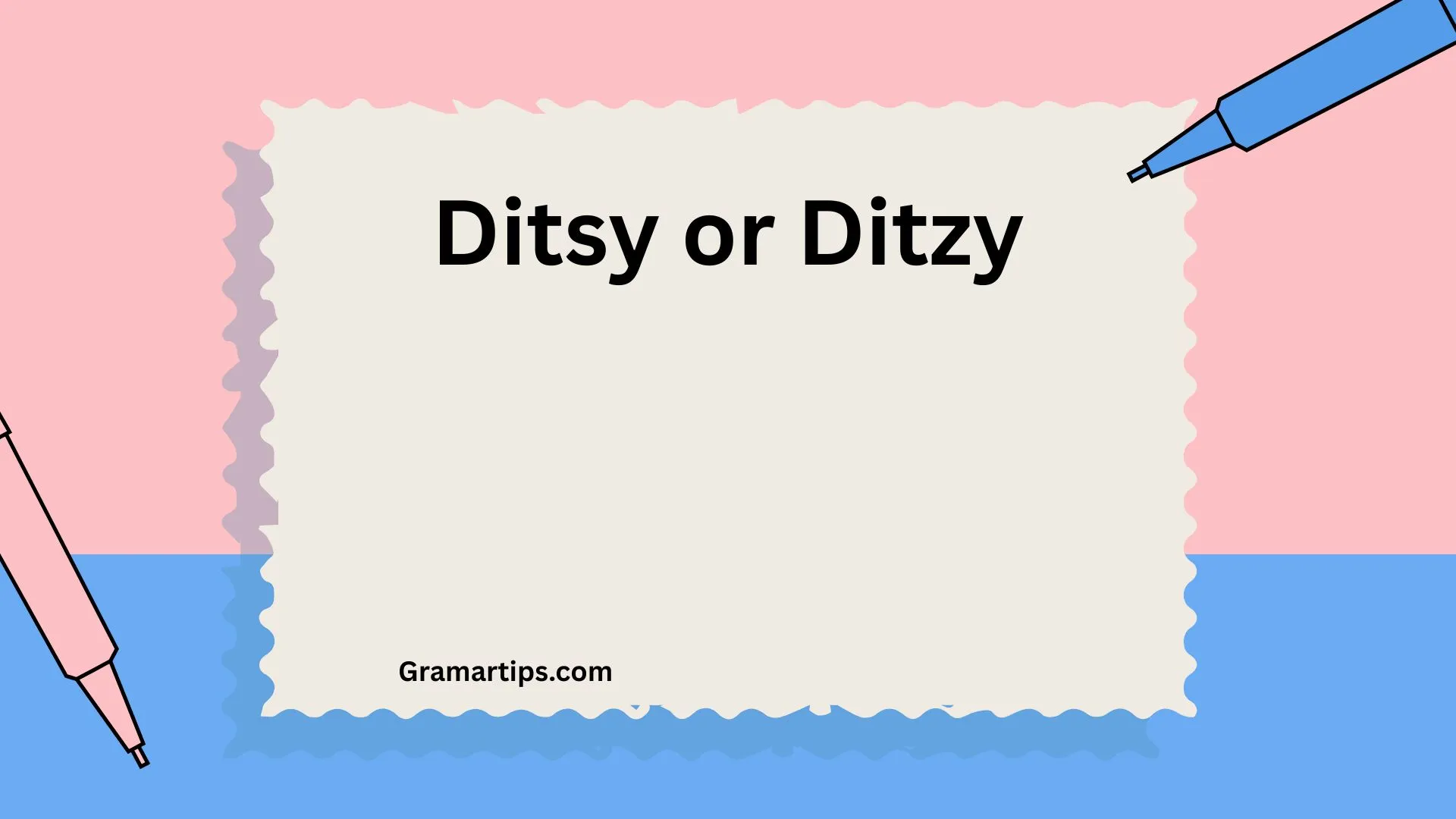 Ditsy or Ditzy