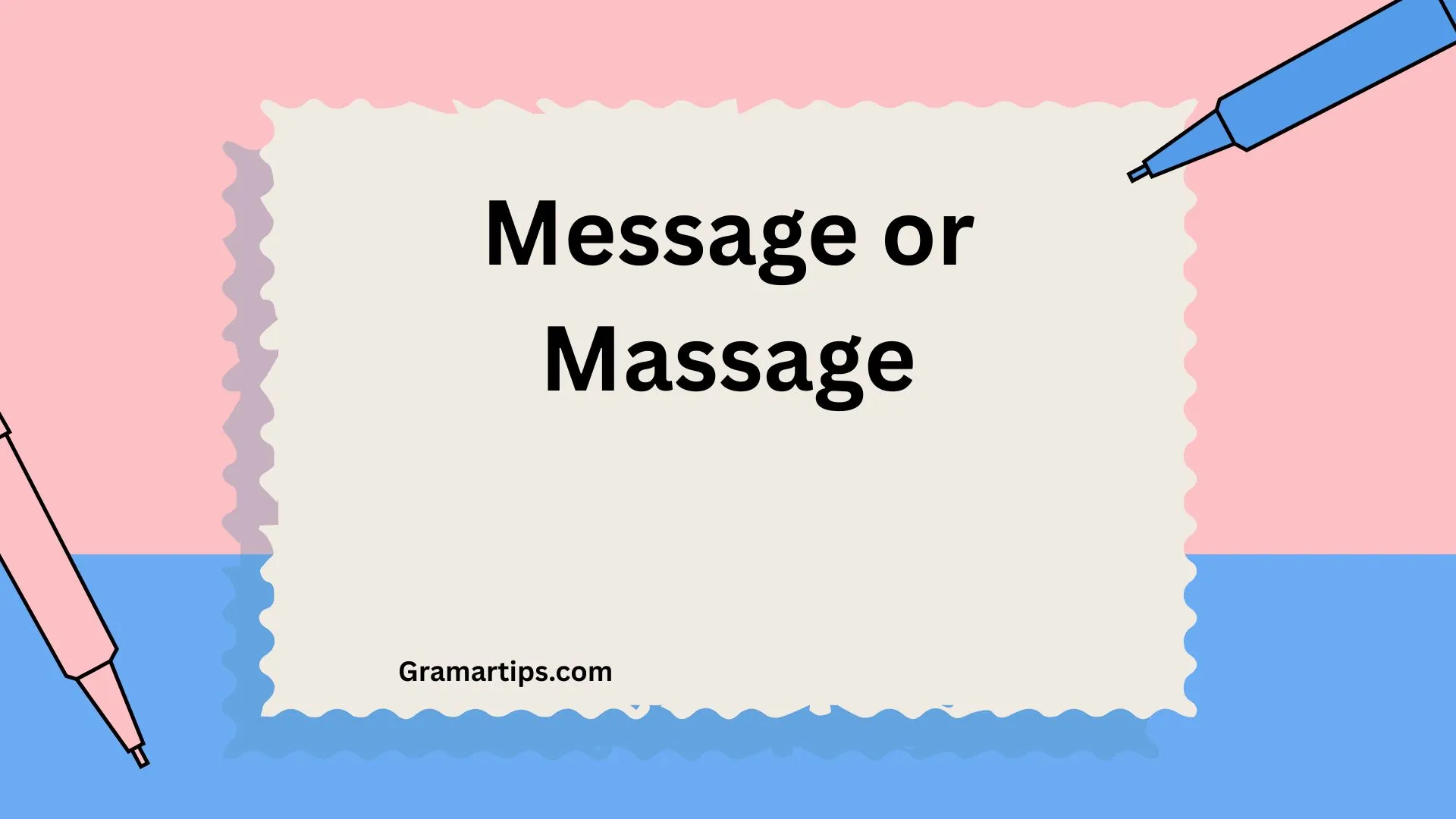 Message or Massage