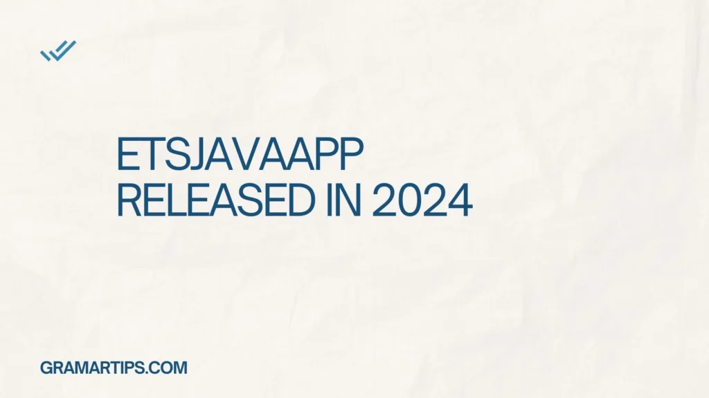 ETSJavaApp Released in 2024