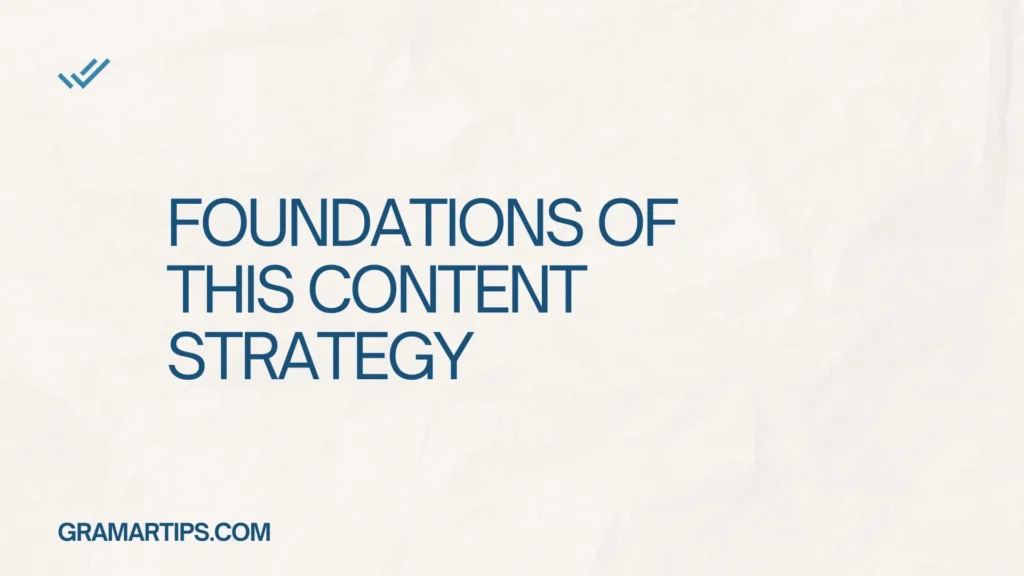 Foundations of This Content Strategy