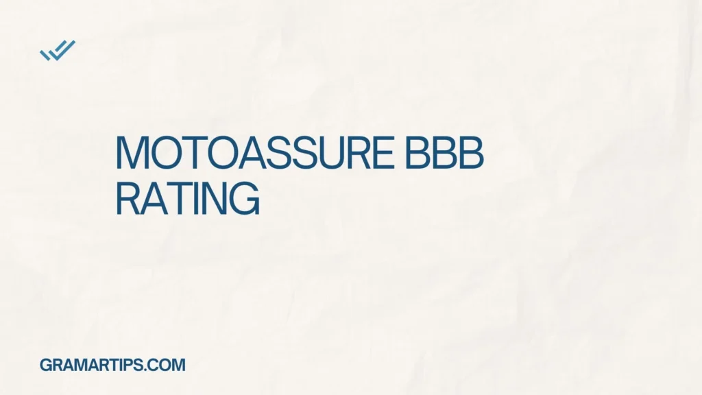 MotoAssure BBB Rating