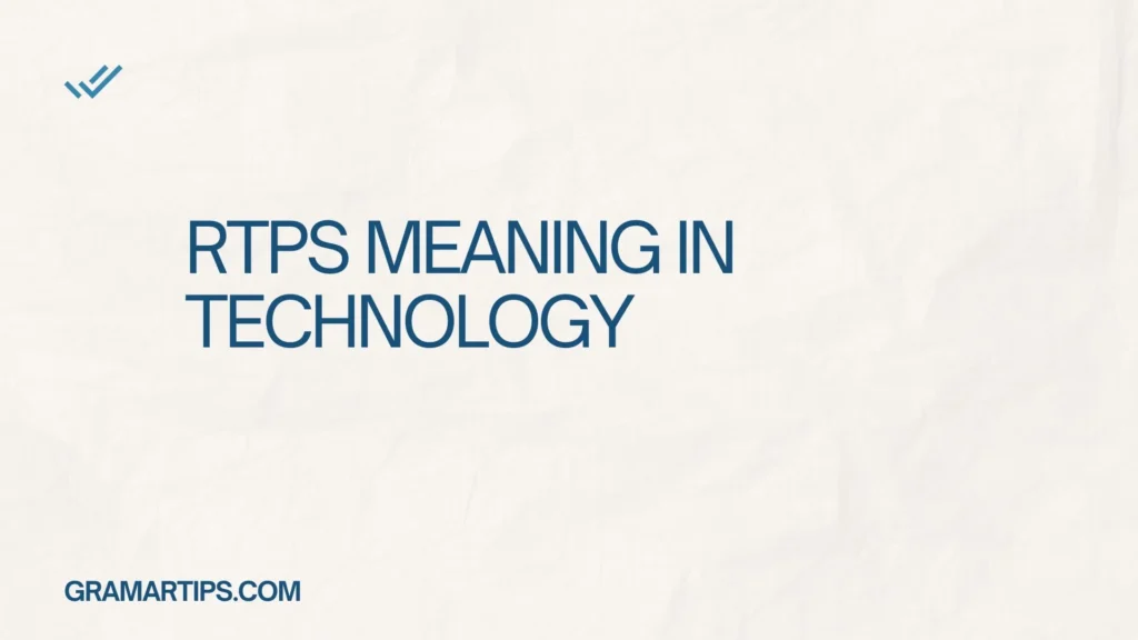 RTPS Meaning in Technology